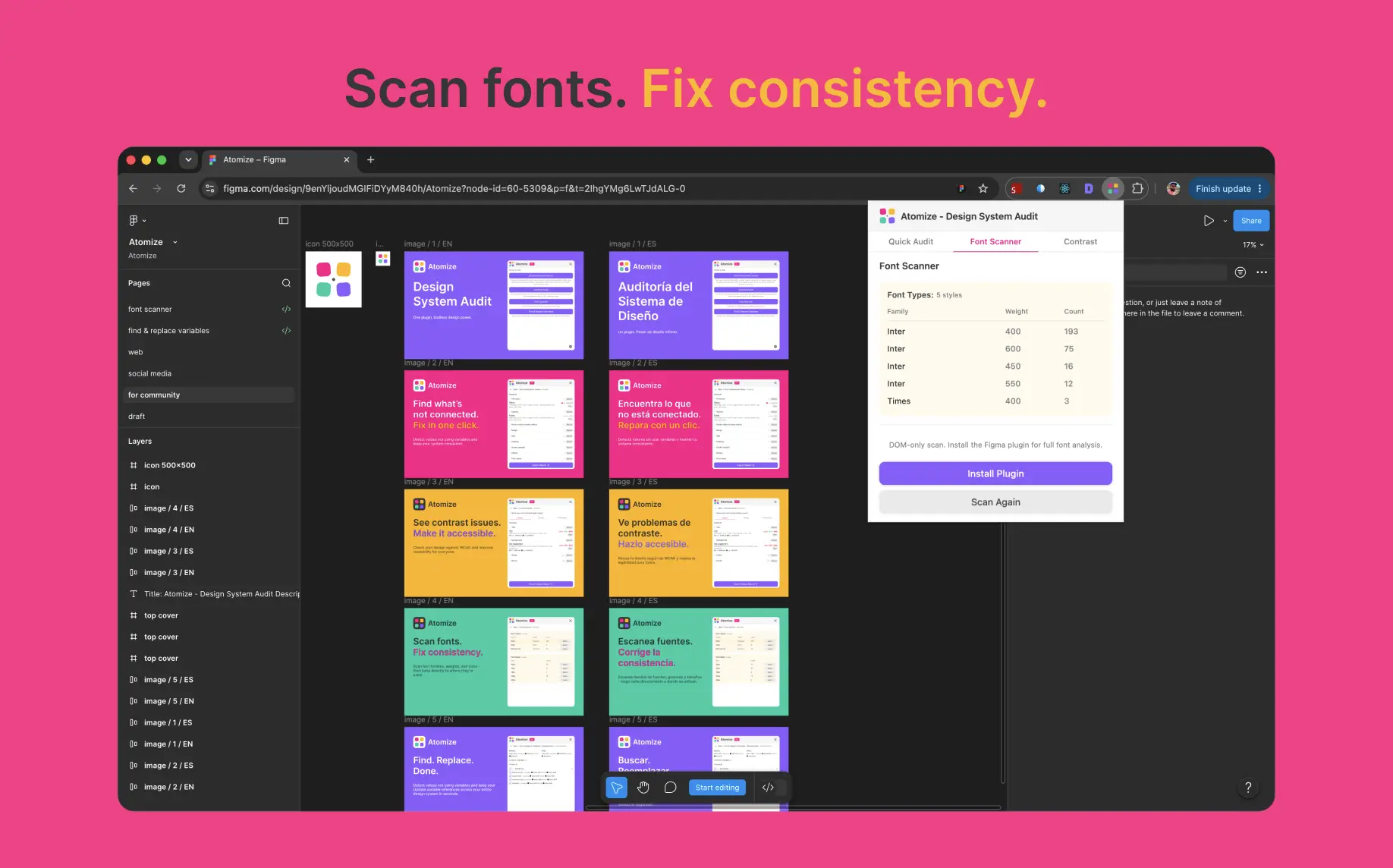 Font Scanner