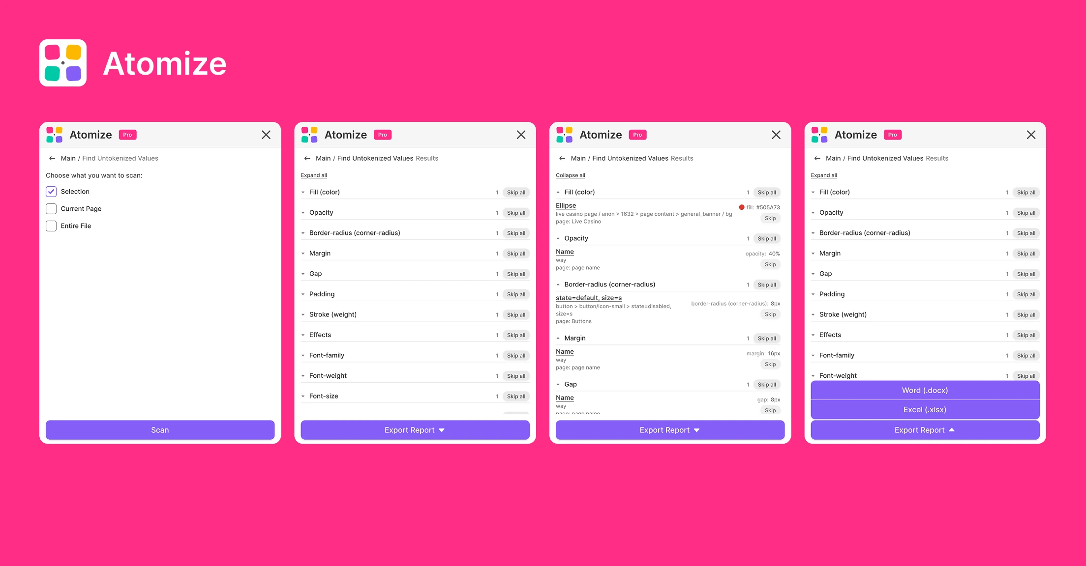 Find Untokenized Values in Figma